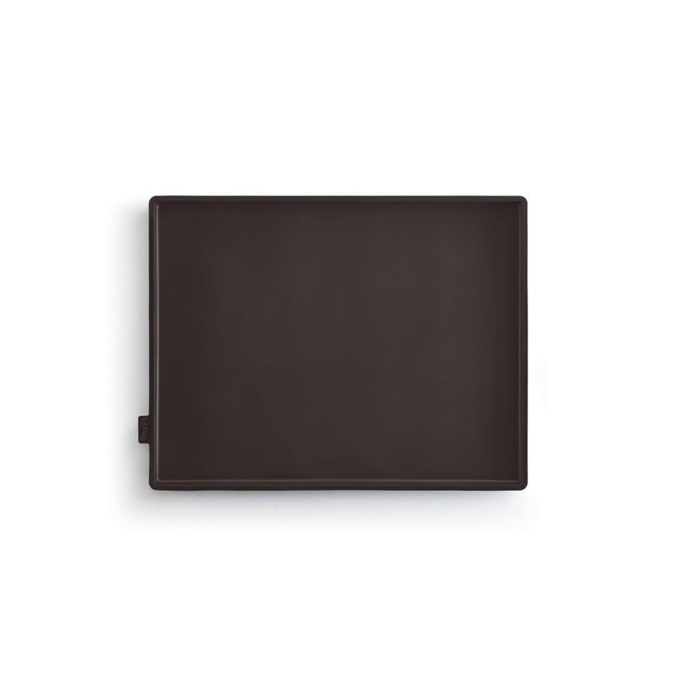 Tapis de cuisson à rebord 40 x 30 cm marron