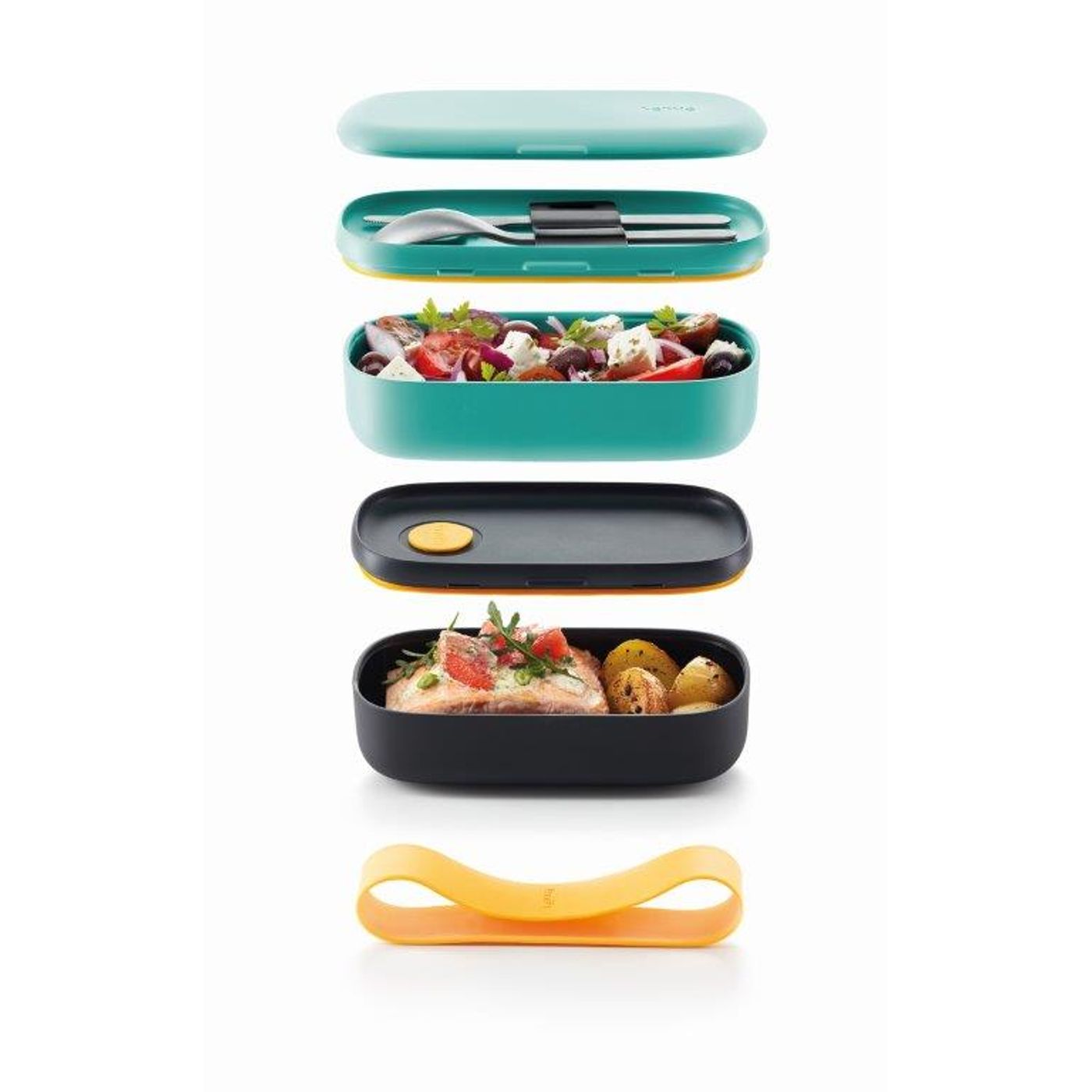 Lunch box bleu