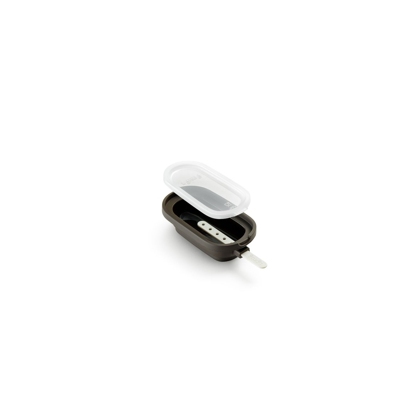 Mini-MOULE à GLACE + POT DE GLAçAGE en silicone CLASSIC CREAMY - set de 4