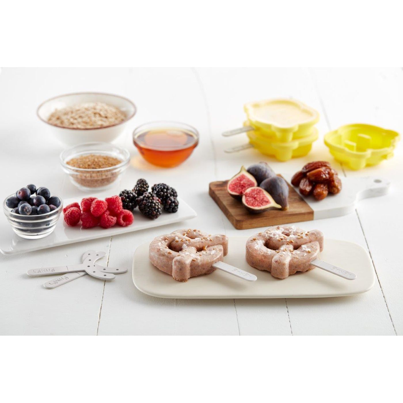 Moule à glace bretzels et donuts - set de 4