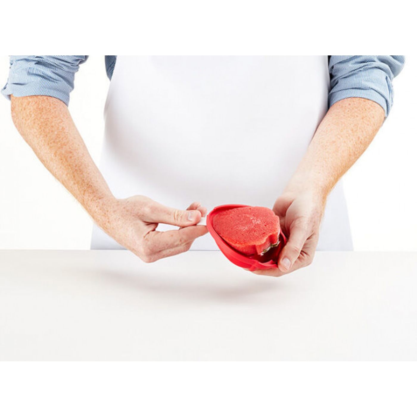 Moule à glace fraise