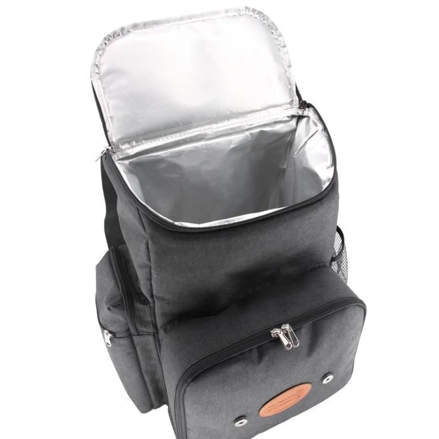 Sac à dos escapade pique-nique 4 personnes gris