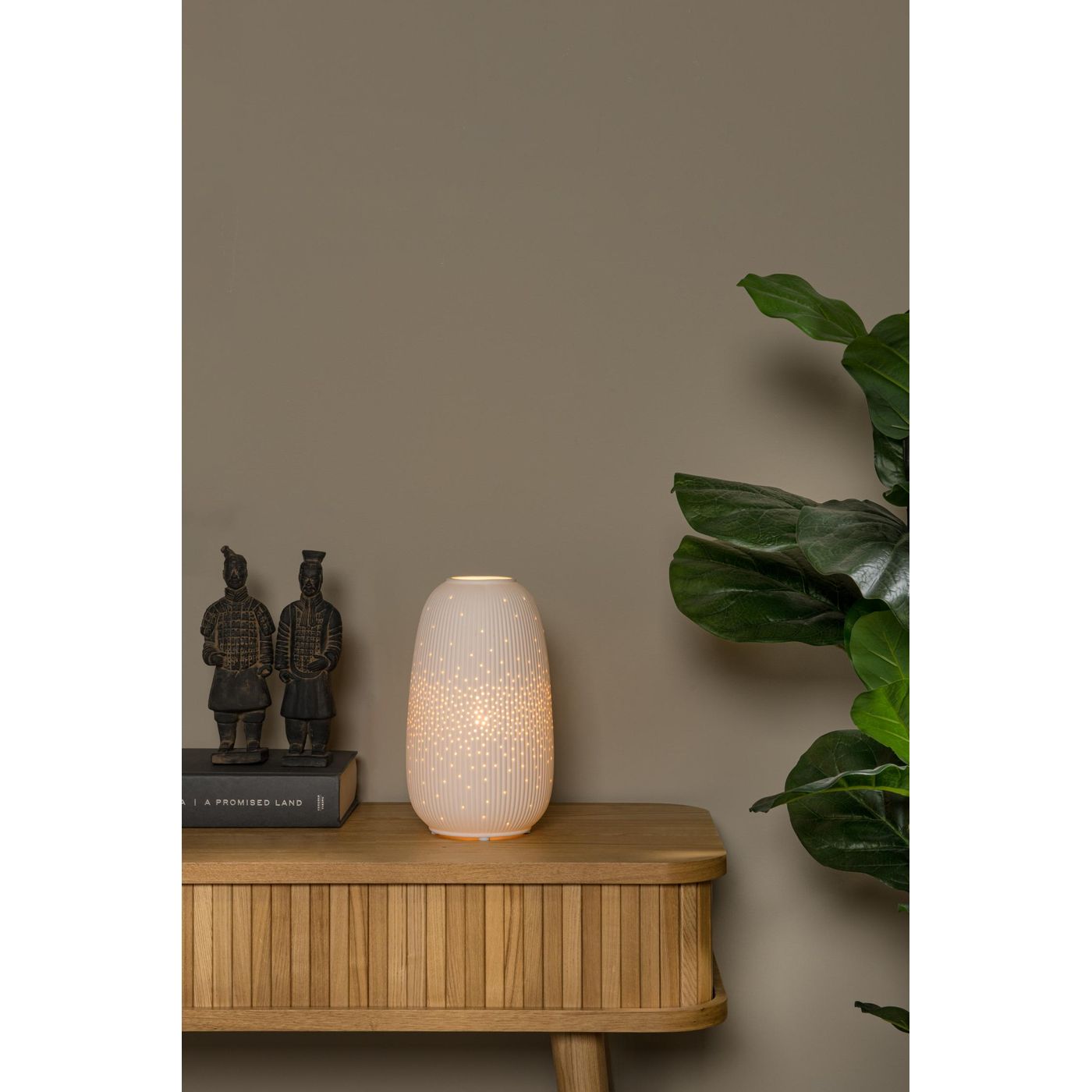 Lampe Flores en porcelaine D14cm