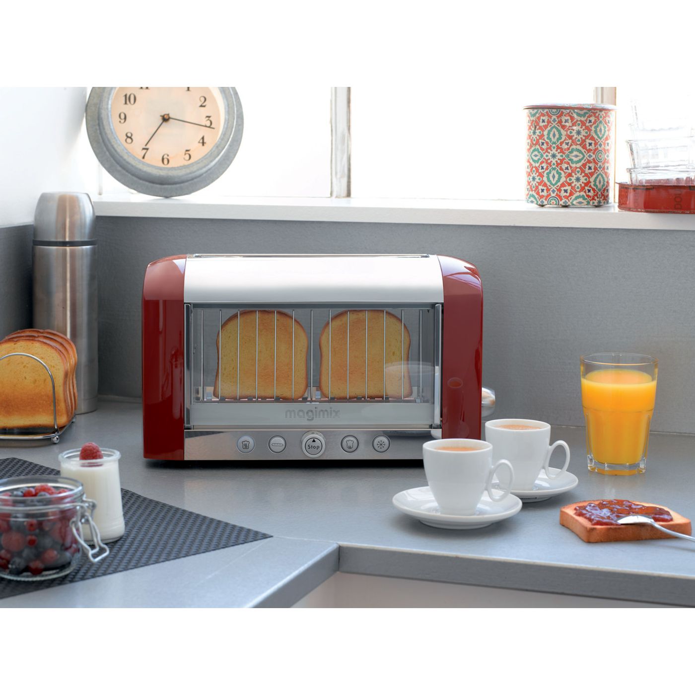 Toaster vision rouge