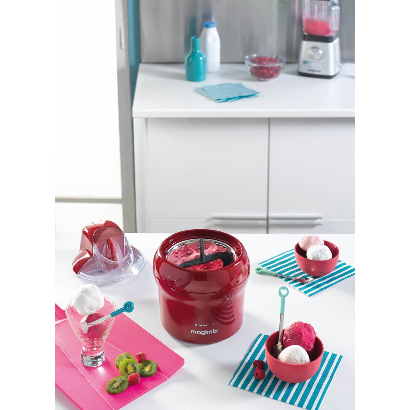 Sorbetière Rouge 1,5 L