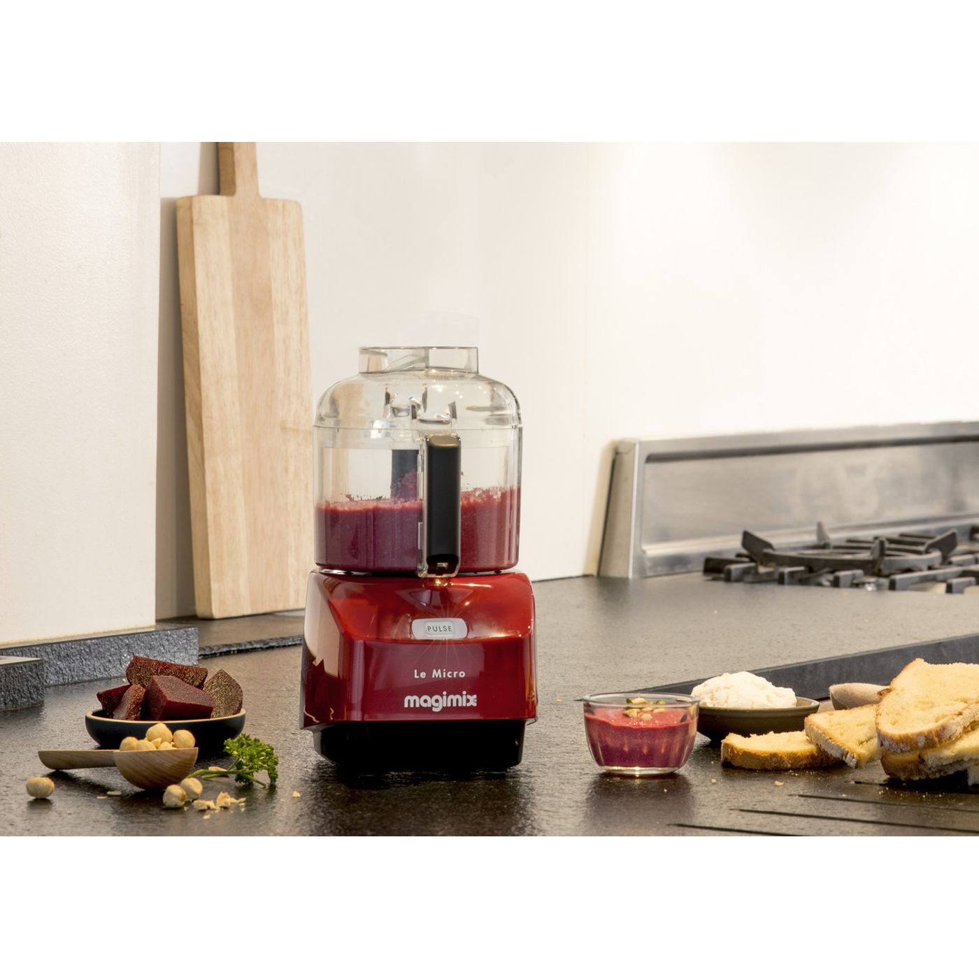 Hachoir multifonction Micro rouge