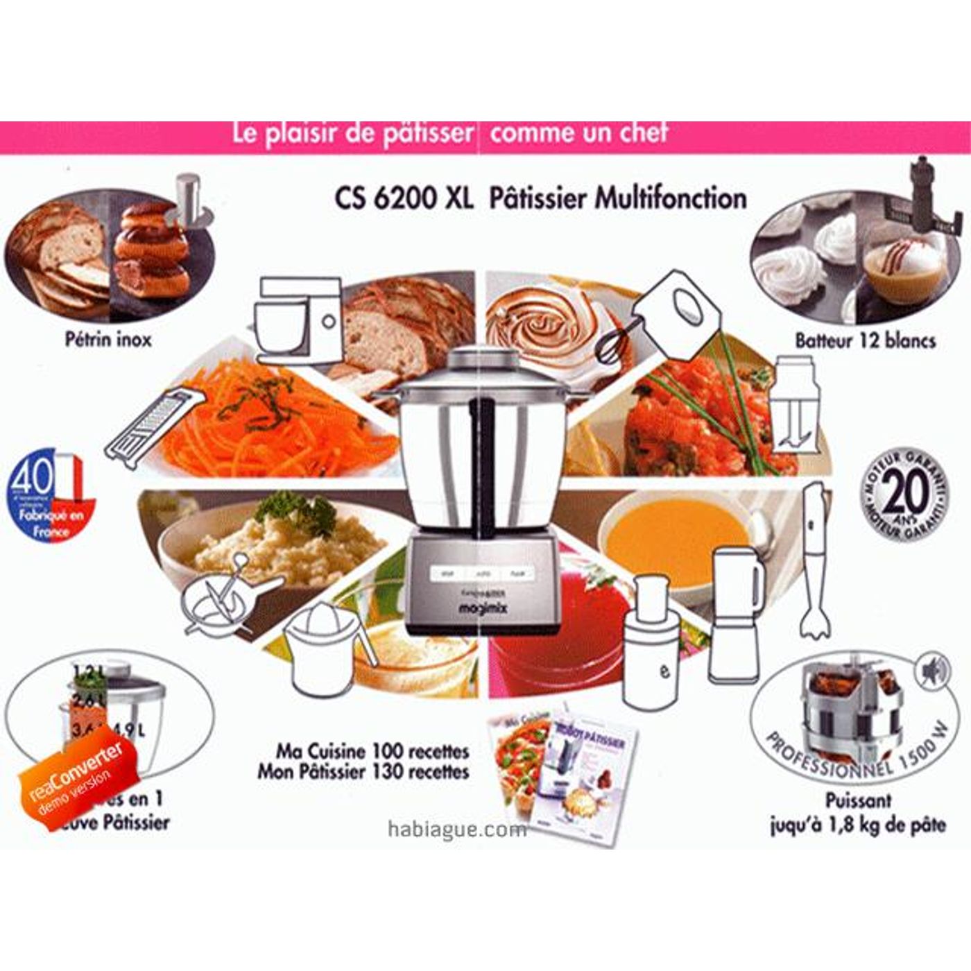 Robot pâtissier multifonction CS6200XL