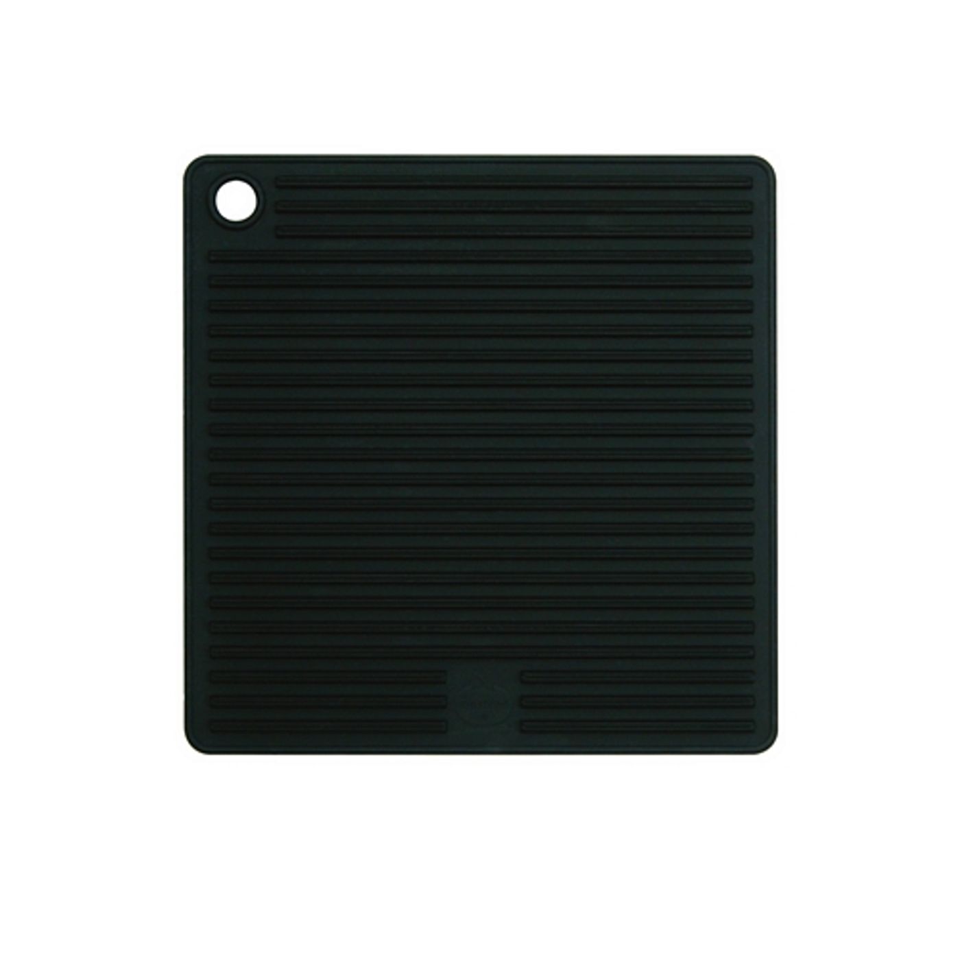 Manique carrée en silicone noir fumé