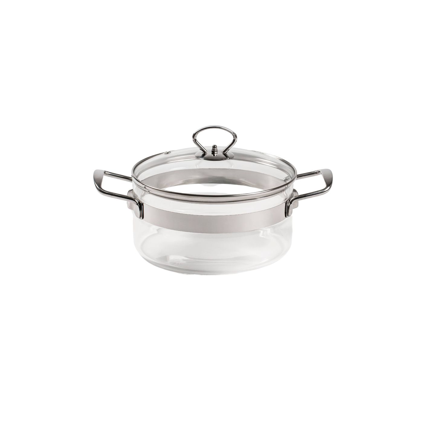 Casserole en verre 20 cm 4,2 L avec couvercle