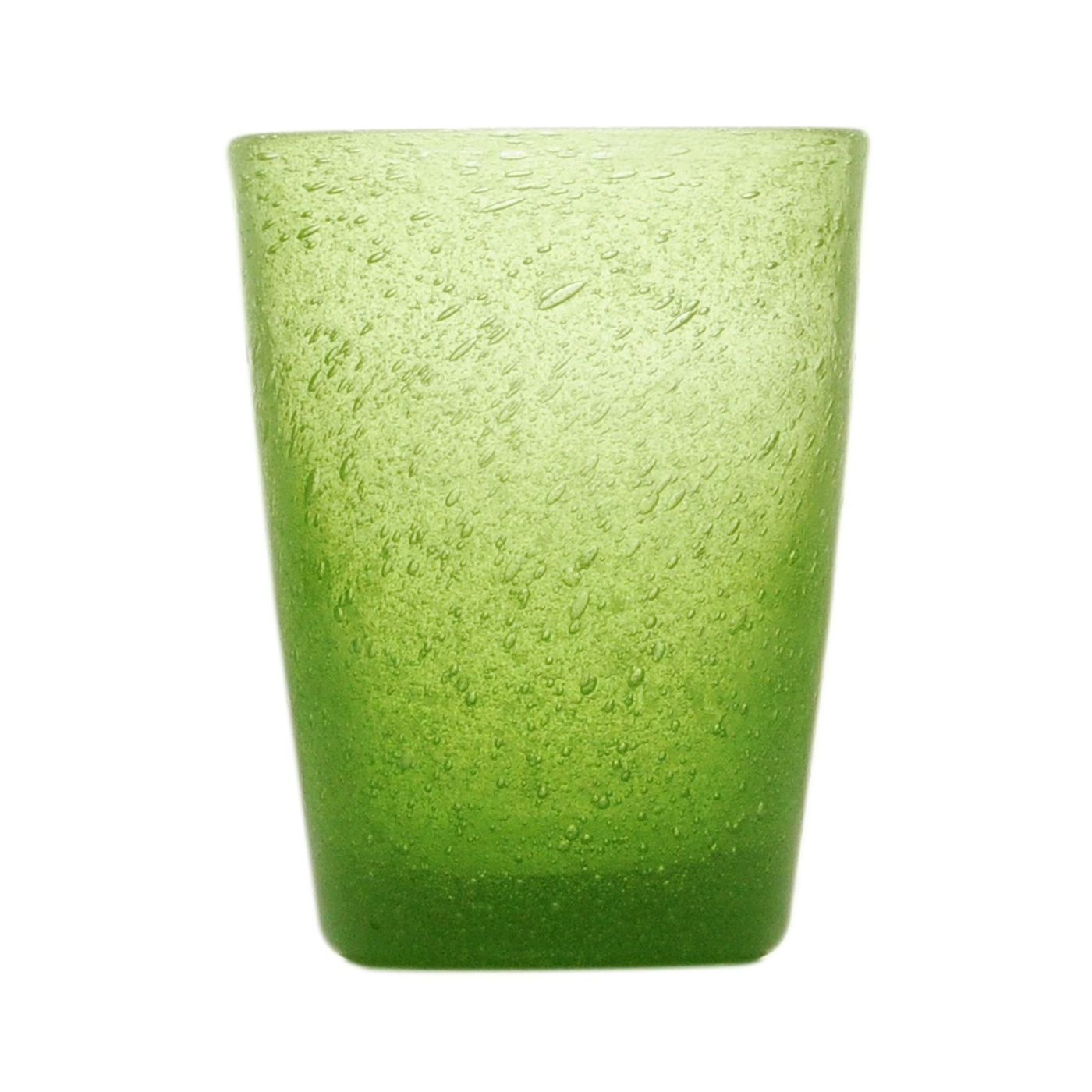 Verre bullé colors 30 cl vert lime
