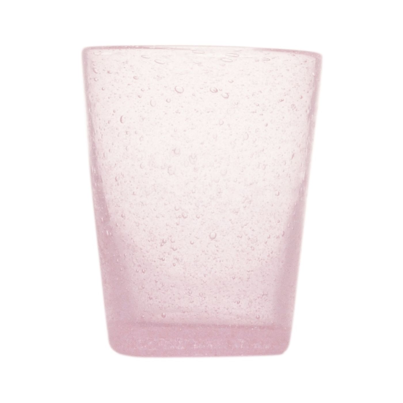 Verre bullé colors 30 cl rose