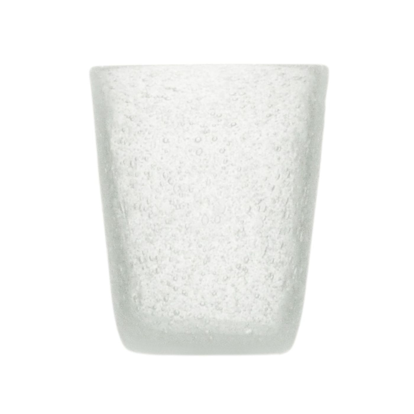 Verre bullé colors 30 cl blanc
