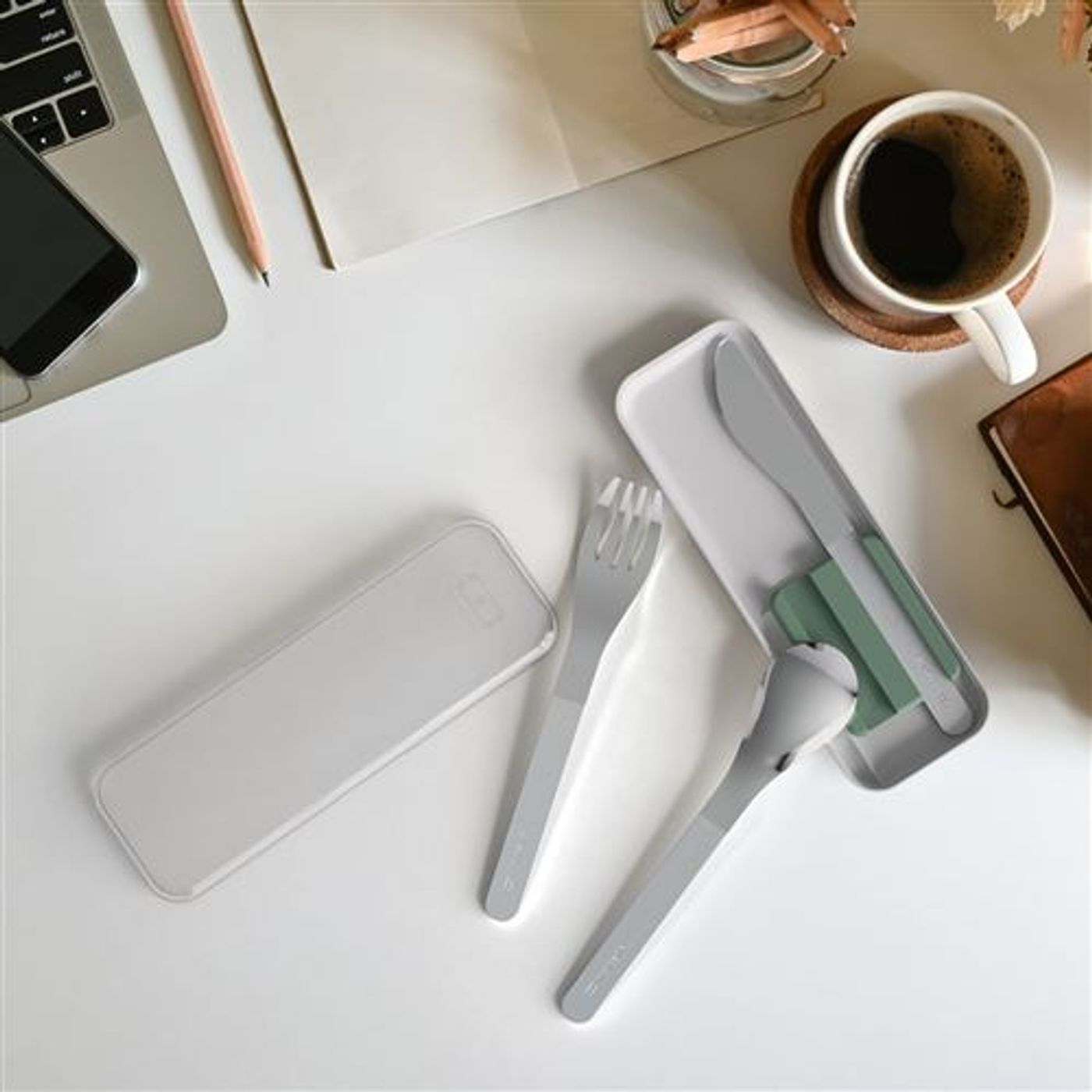 Couverts MB Slim verts