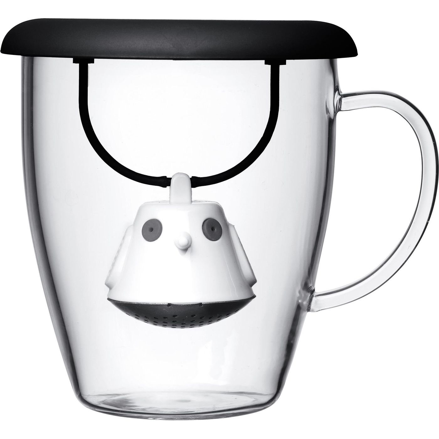 Infuseur de thé BIRDIE noir