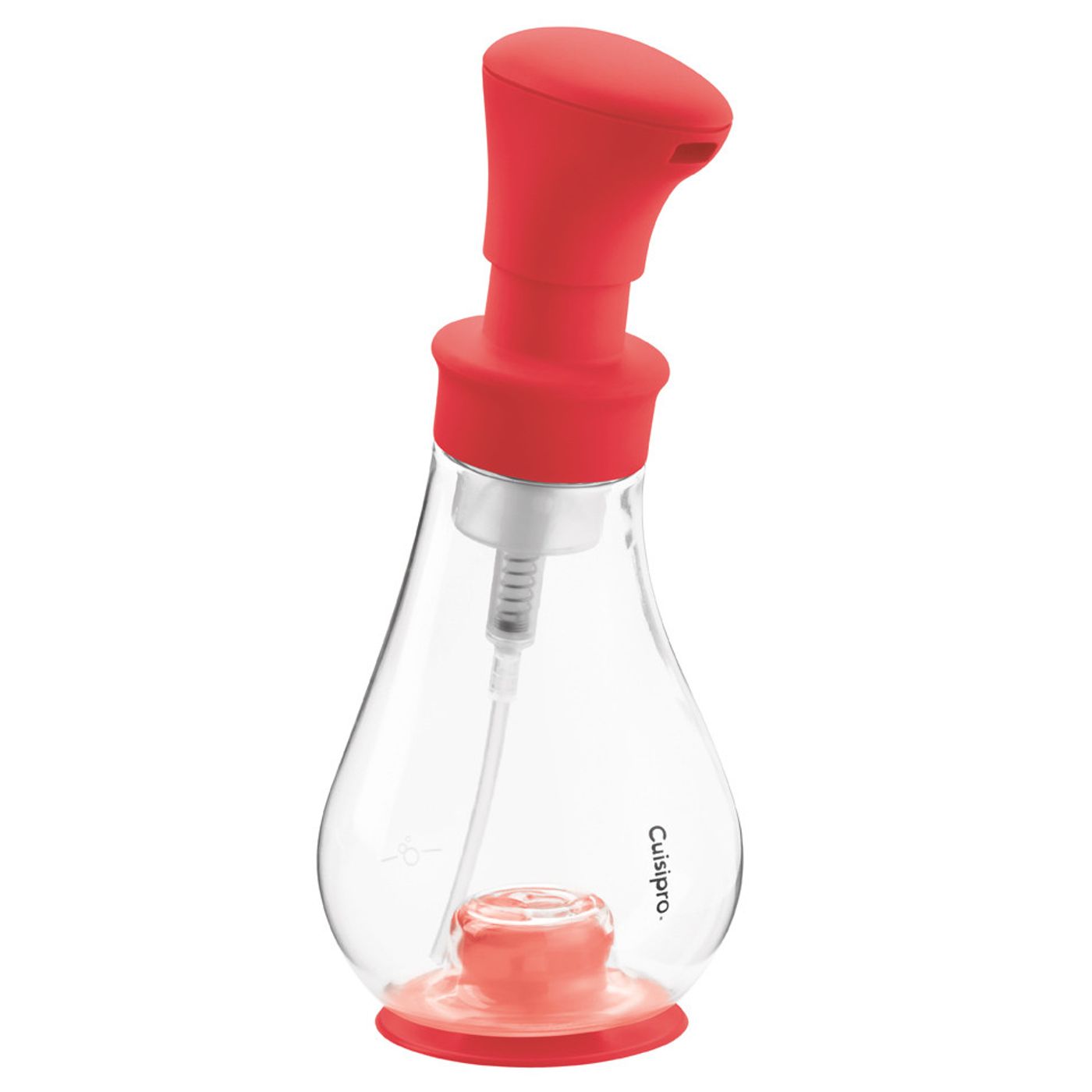 Distributeur à savon rouge