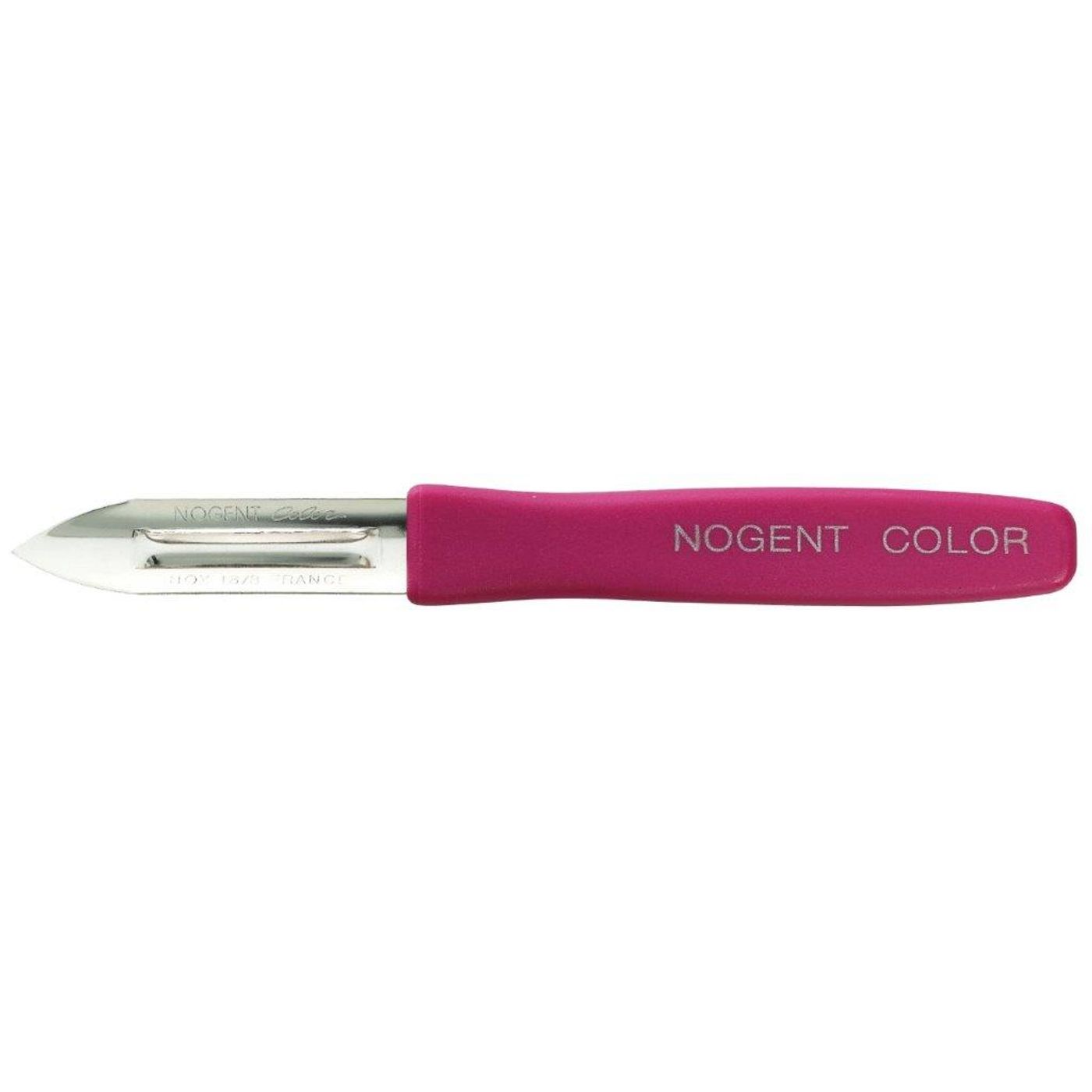Eplucheur 2 tranchants manche polypropylène coloré