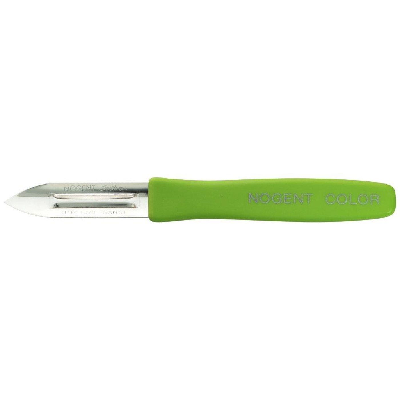 Eplucheur 2 tranchants manche polypropylène coloré