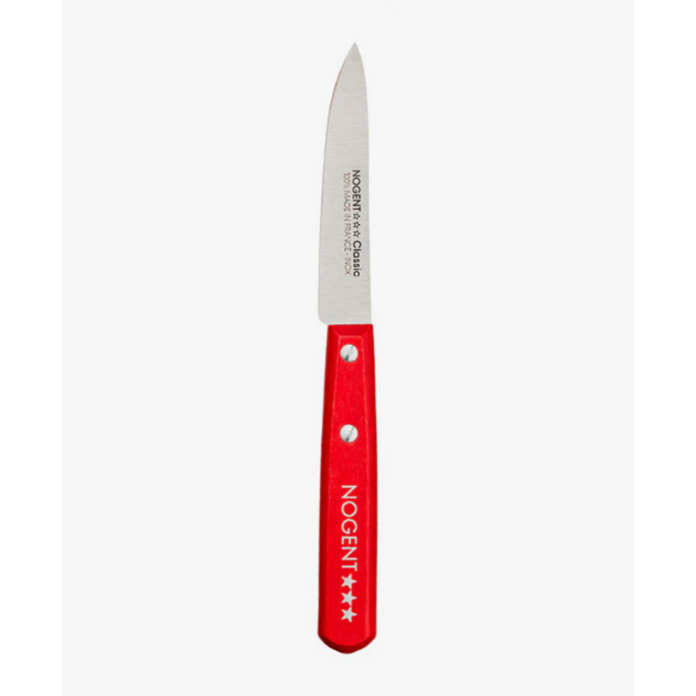 Couteau d’office Classic lame lisse 9 cm manche rouge