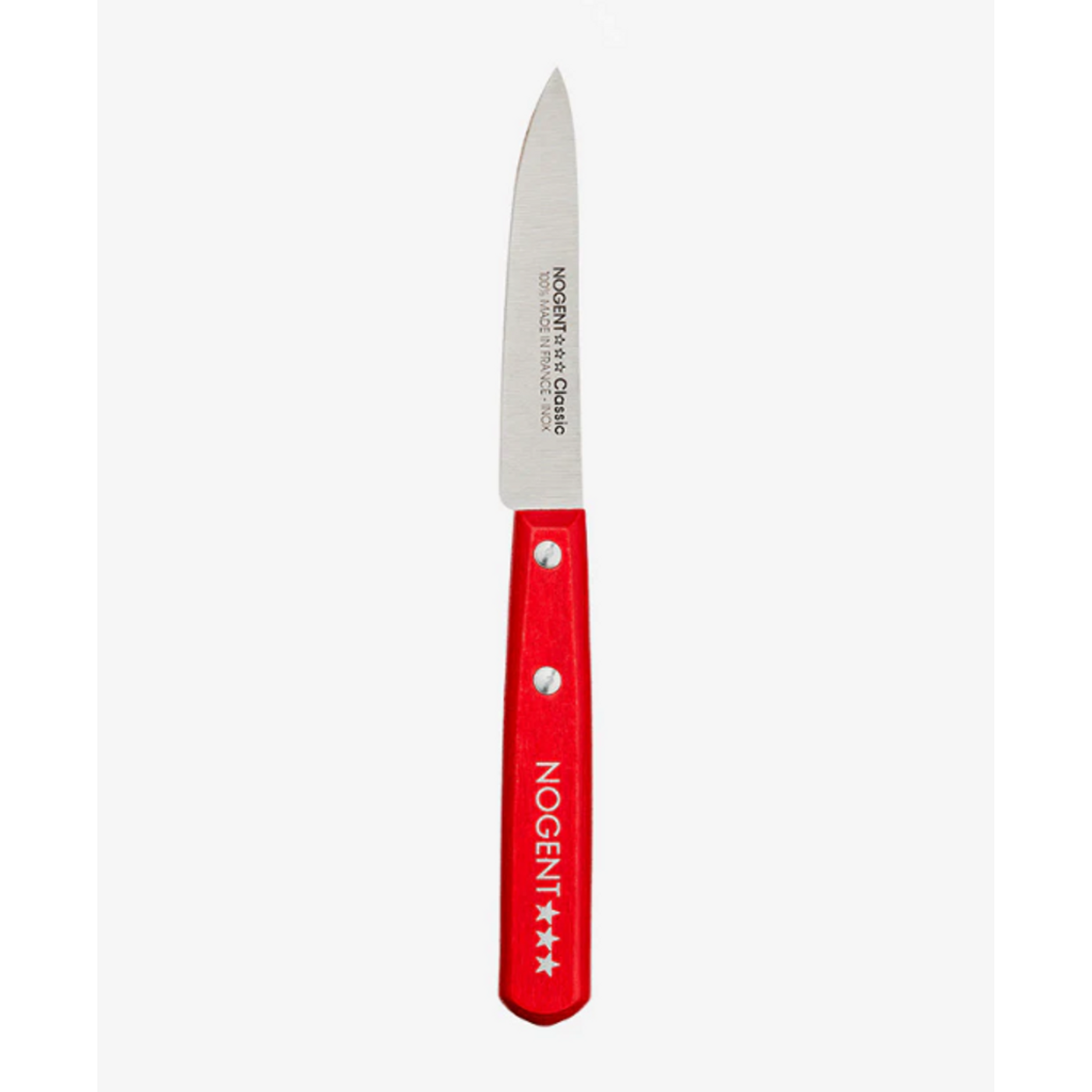 Couteau d’office Classic lame lisse 9 cm manche rouge