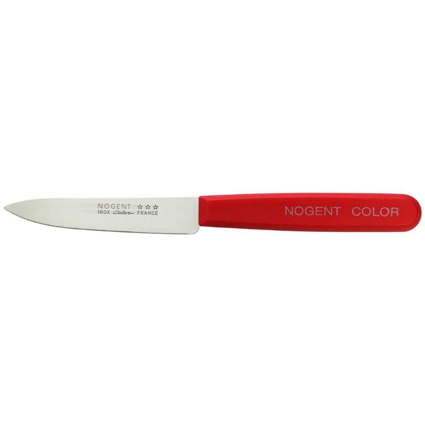 Couteau d'office lame 9 cm manche polypropylène coloré