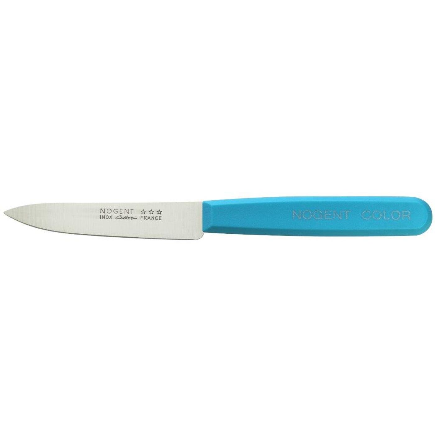 Couteau d'office lame 9 cm manche polypropylène coloré
