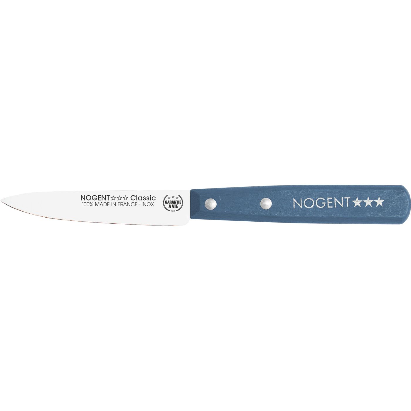 Couteau d'office Classic lame lisse 9 cm bleu