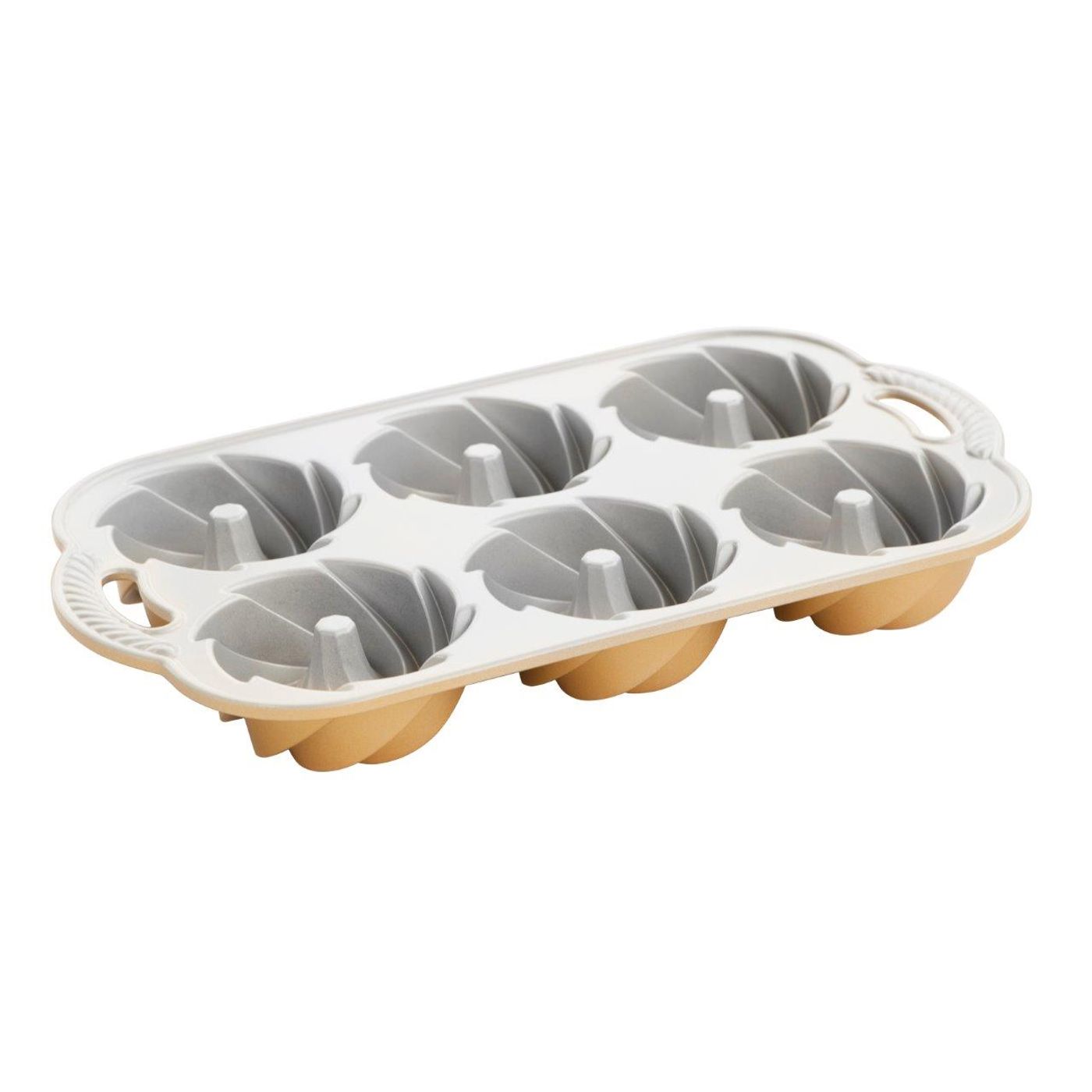 Moule à 6 Mini-Bundt Or
