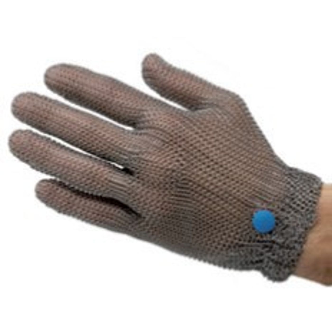 Gant en cotte de maille taille 9/9,5 bleu