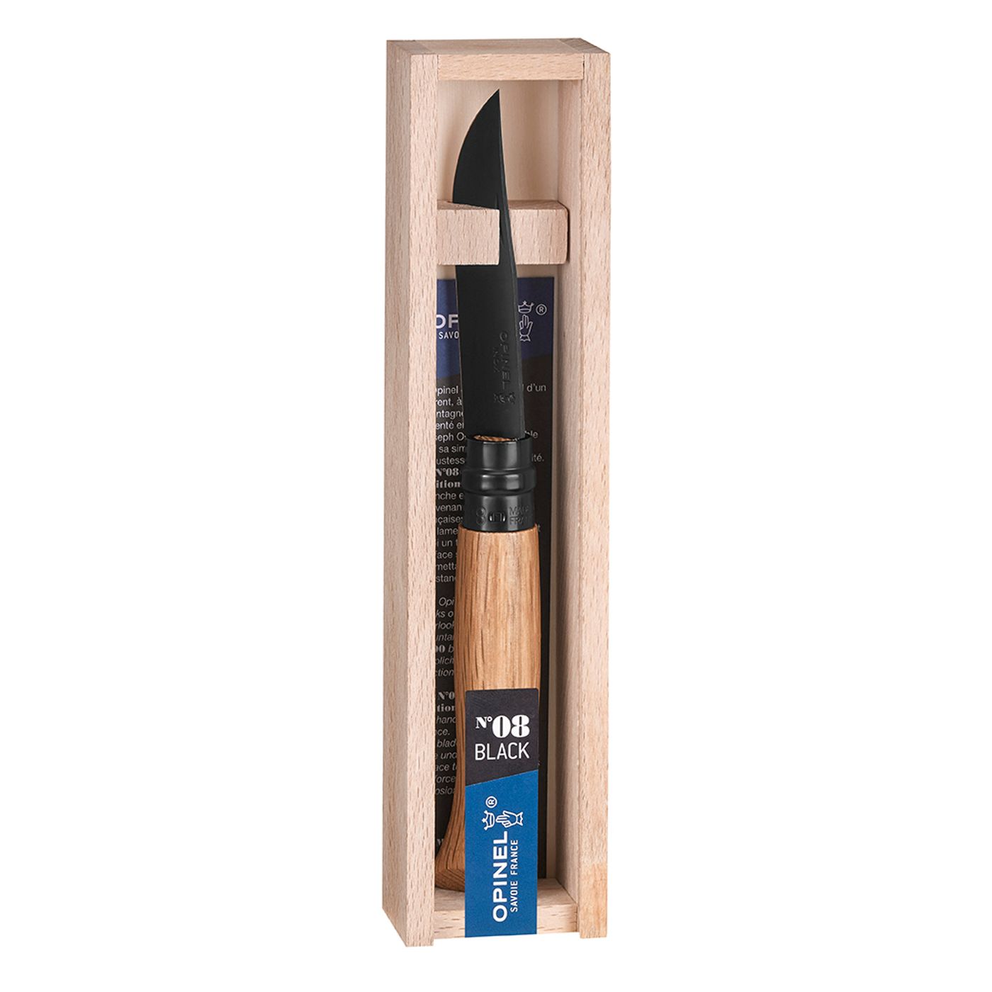 Couteau de poche chêne Black n°8