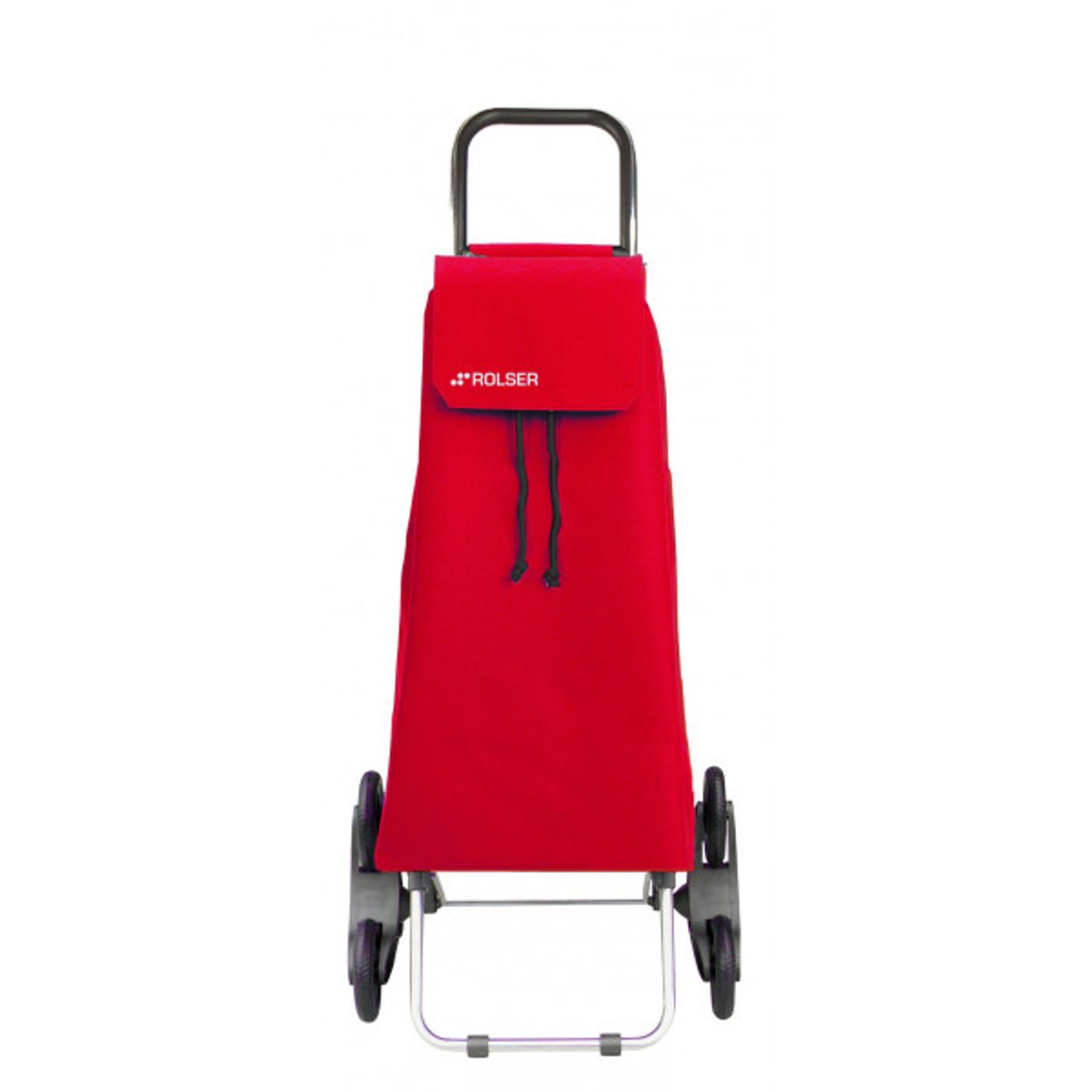 Poussette 6 roues rouge