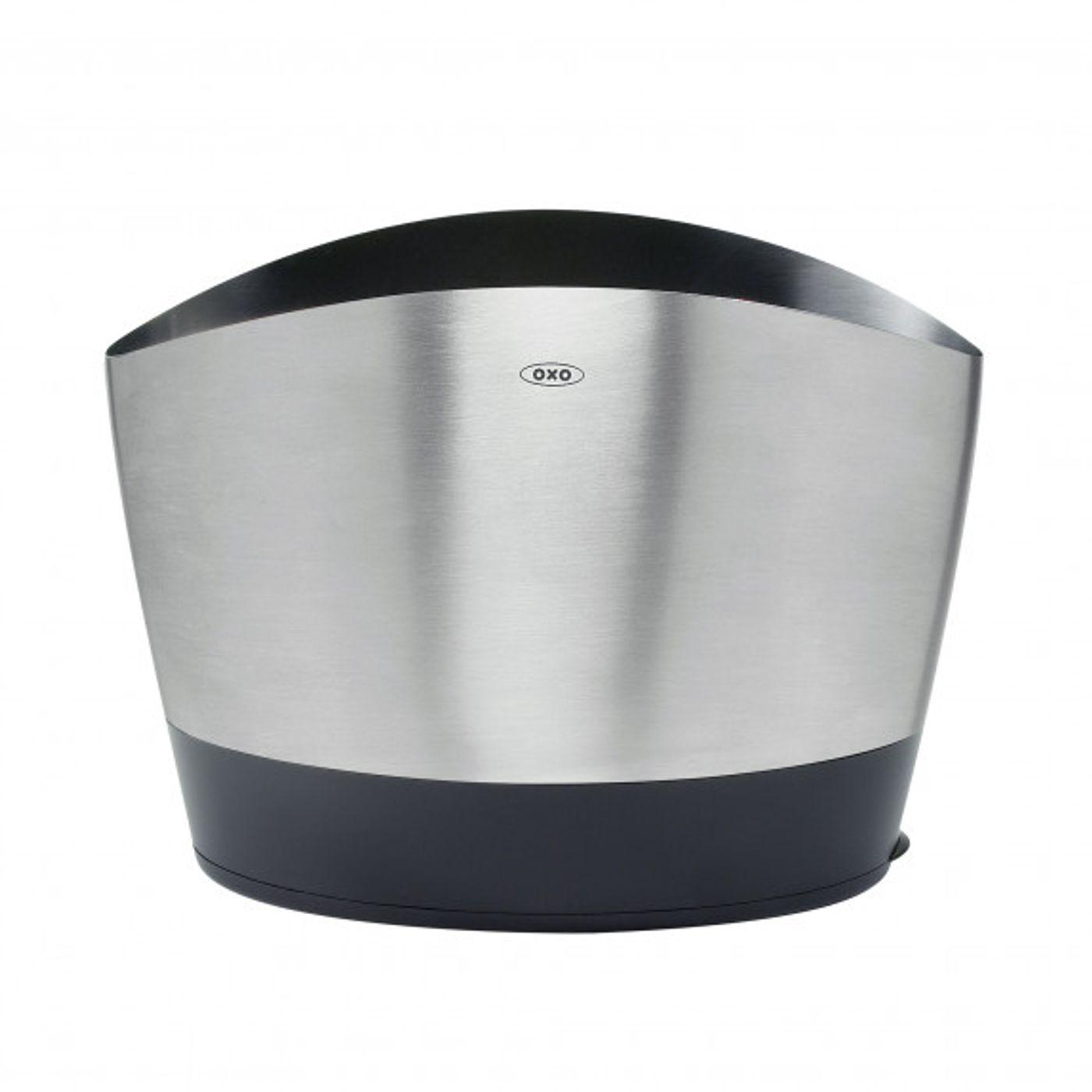 POT À USTENSILES INOX BROSSÉ ovale
