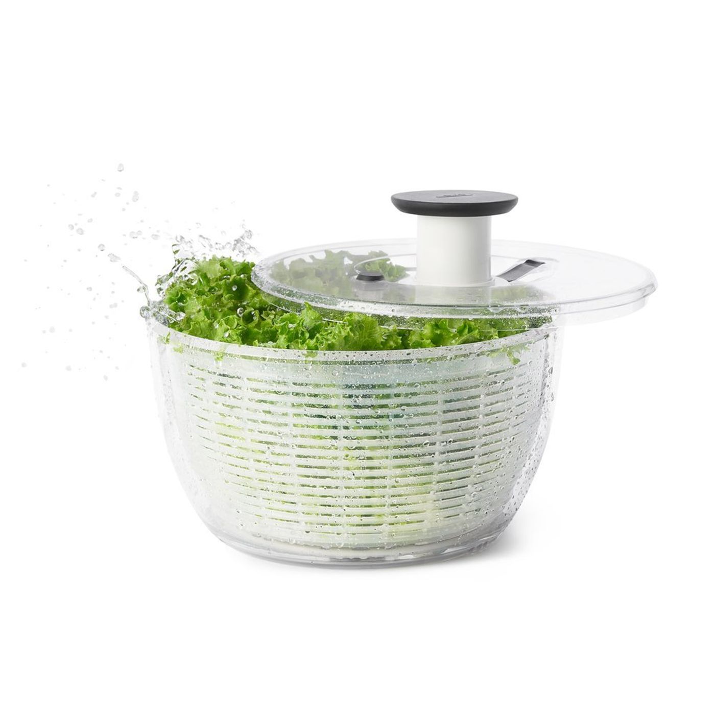 Essoreuse à salade transparente 26 cm