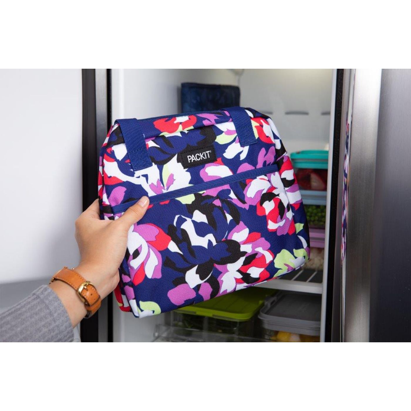 Sac lunchbag réfrigérant Hampton Bright Floral