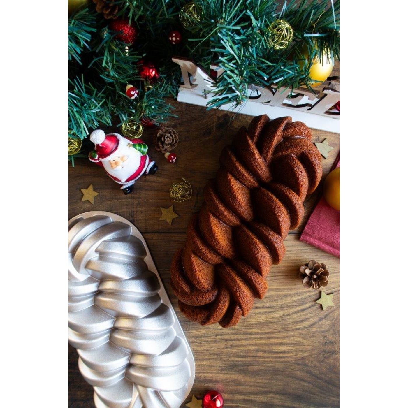 Moule à cake torsadé 31 cm