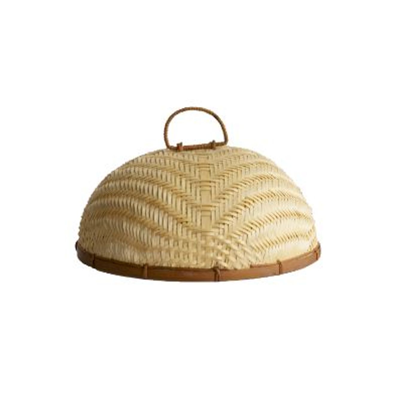 Cloche alimentaire bambou tissé 30 cm