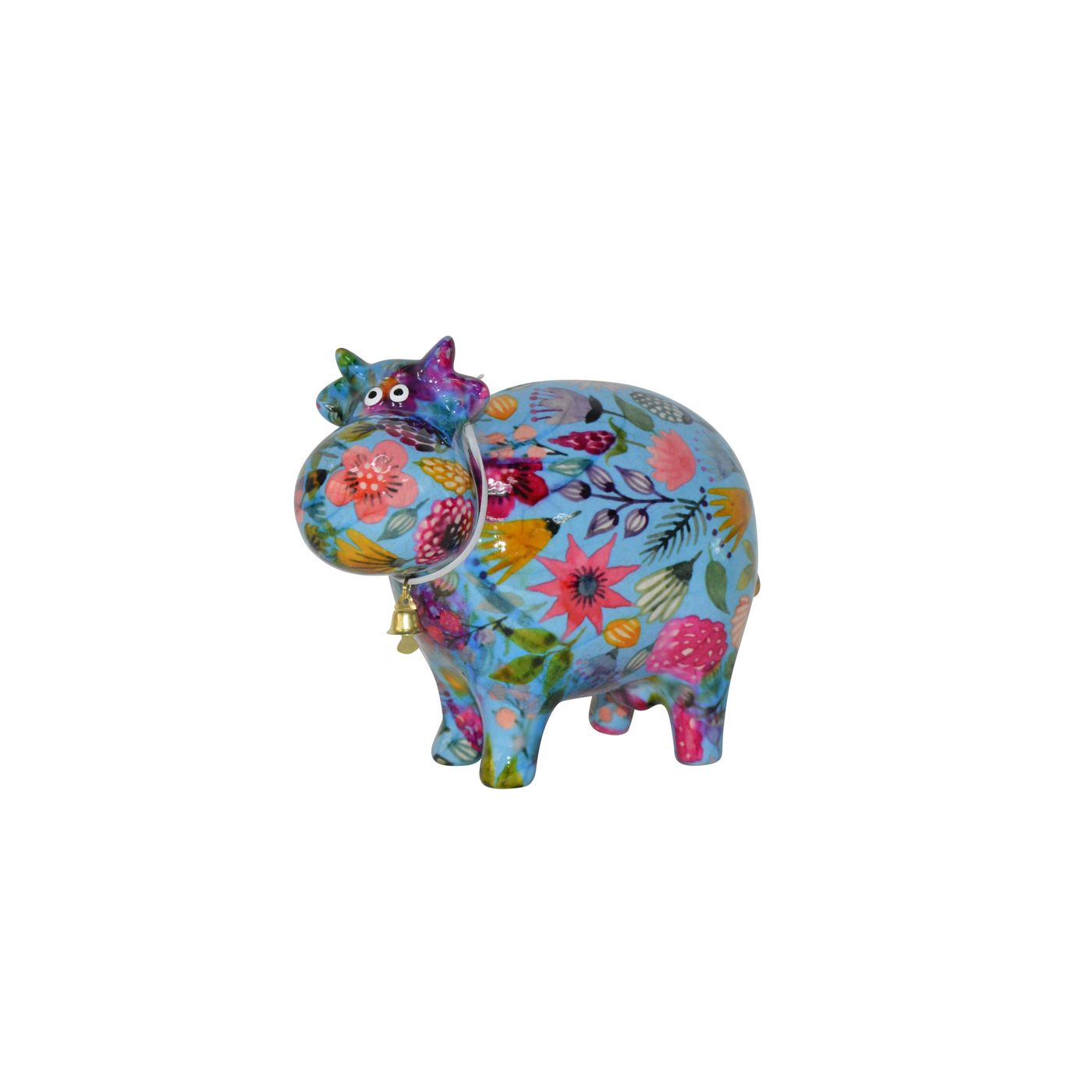 Tirelire vache Bella bleue