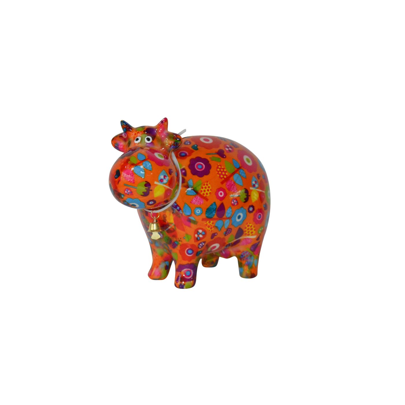 Tirelire vache Bella orange