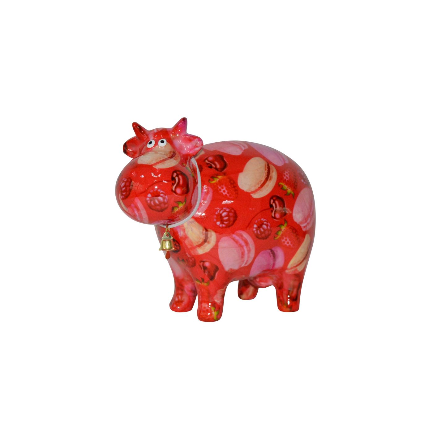 Tirelire vache Bella rouge
