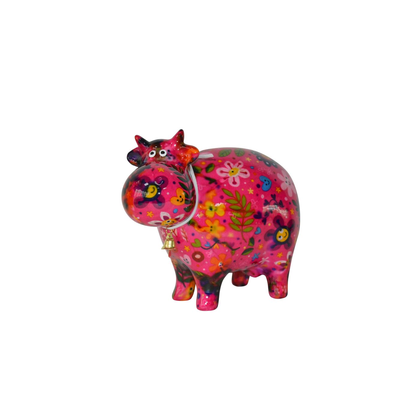 Tirelire vache Bella rose