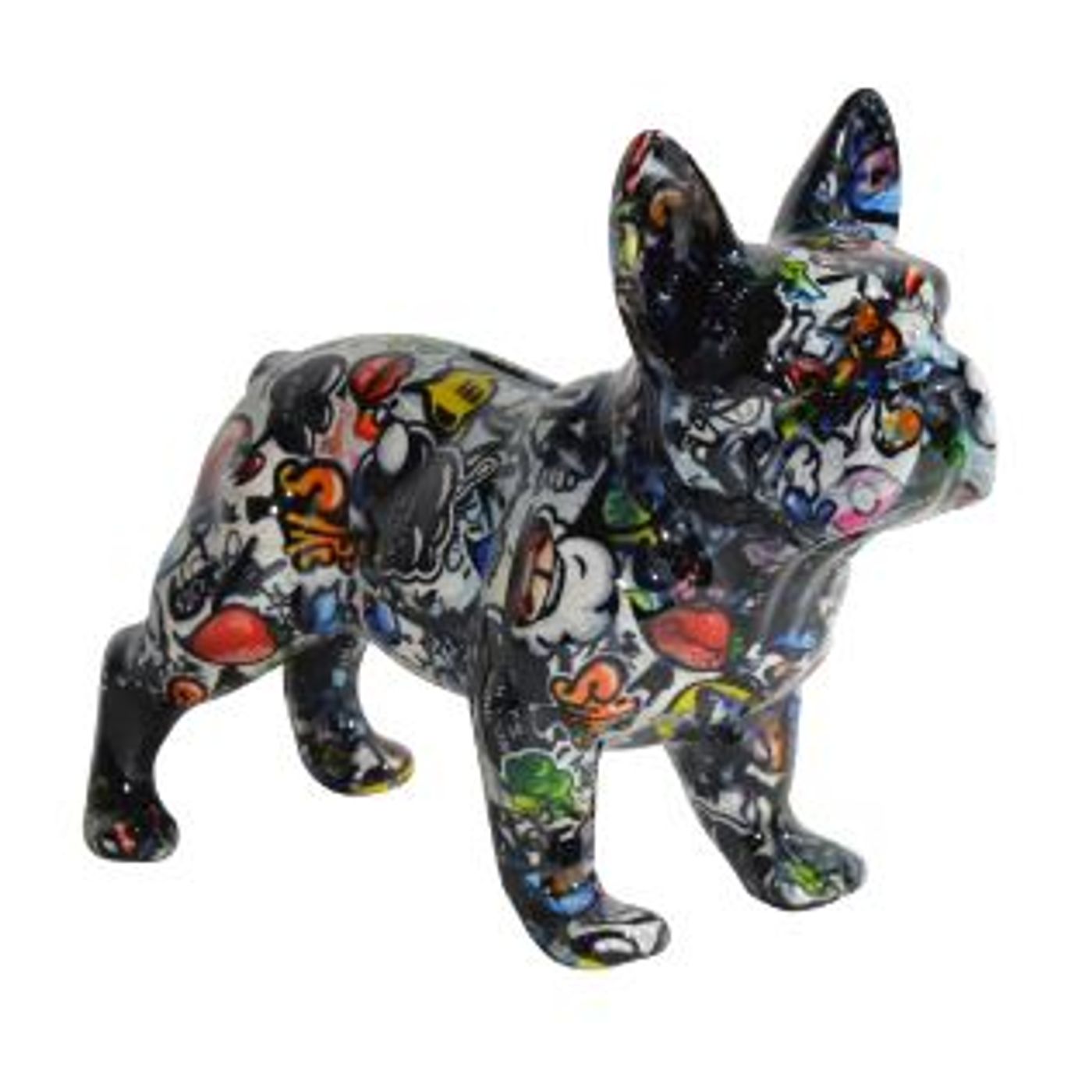 Tirelire bulldog francais bulle