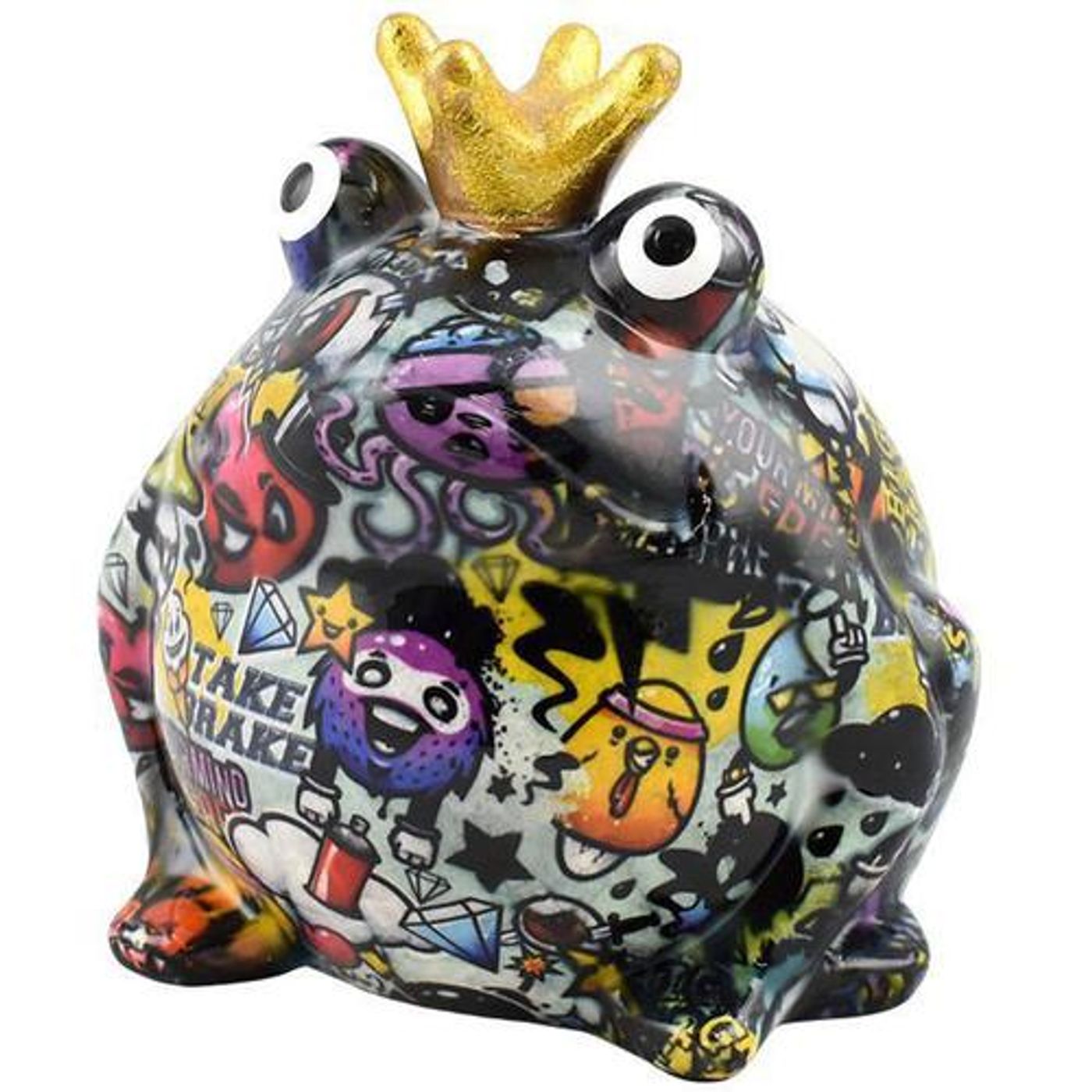 Tirelire grenouille Freddy Tag graffity