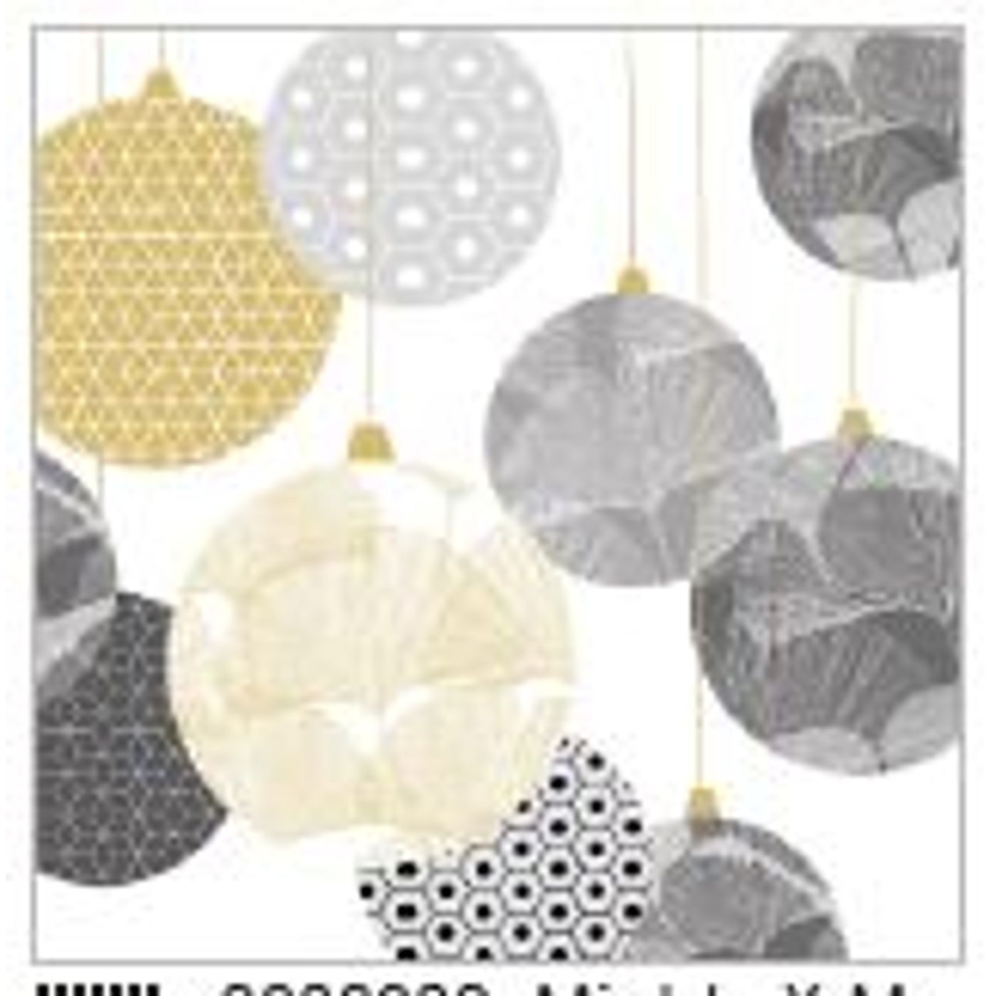 Serviettes en papier - paquet de 20 BOULES