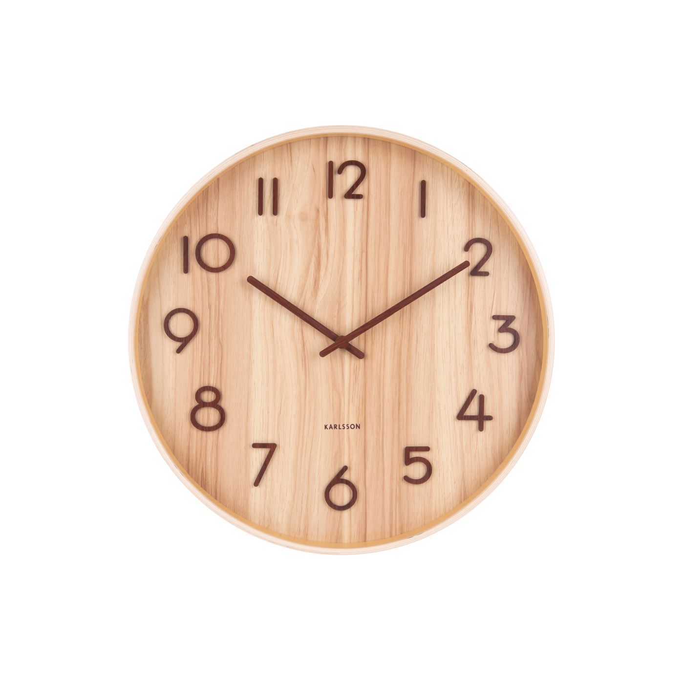Horloge bois pure naturel