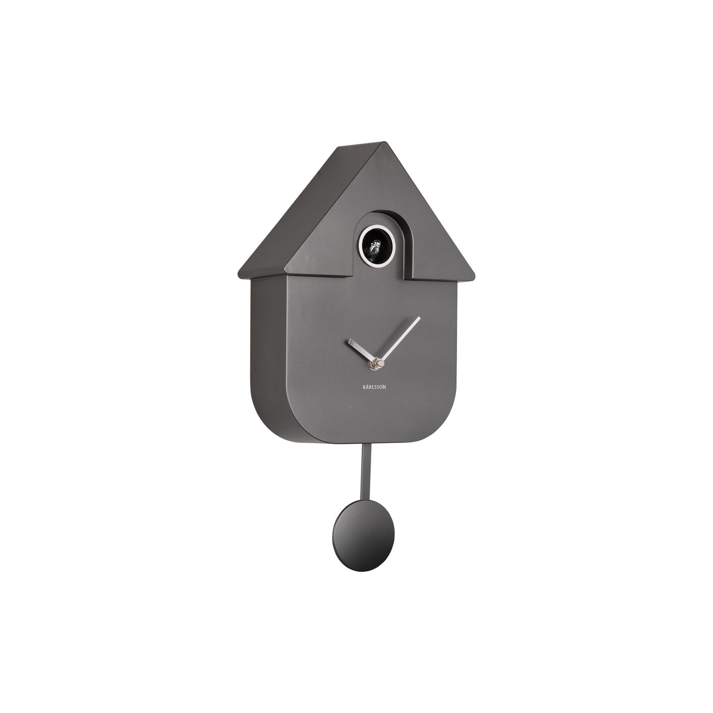 Horloge coucou moderne gris