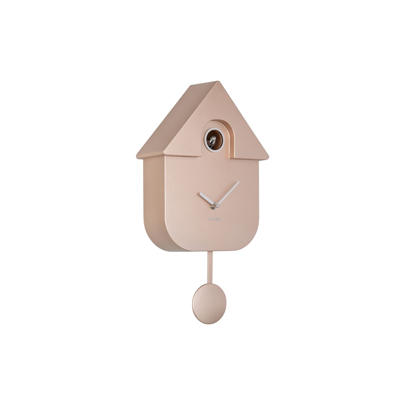 Horloge coucou moderne rose