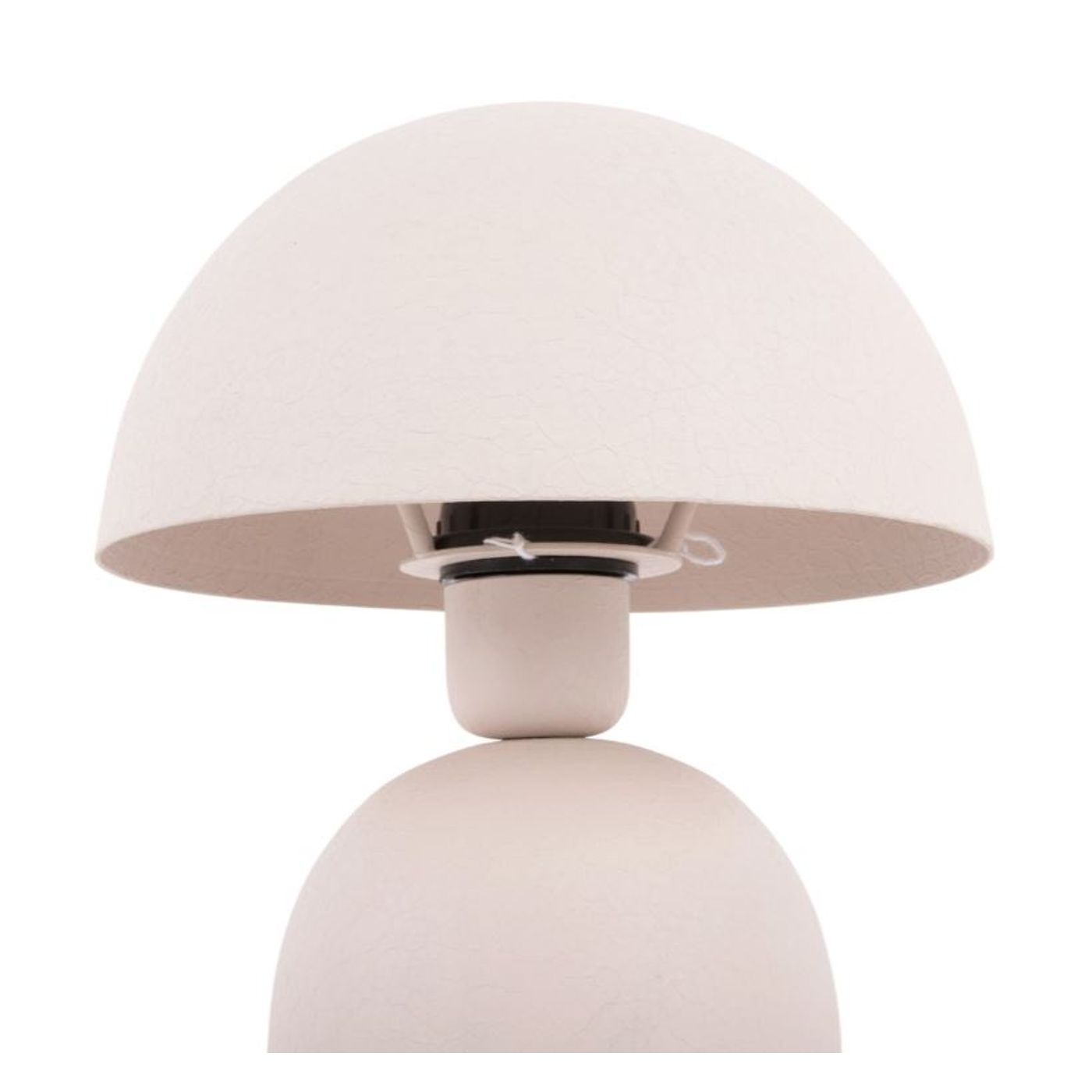 Lampe de table champignon Booz H 29 cm gris chaud
