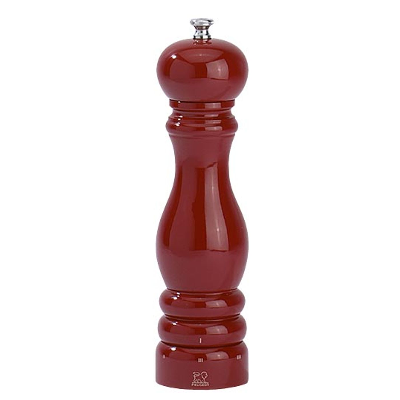 Moulin à sel Paris U'Select en bois laqué rouge 22 cm