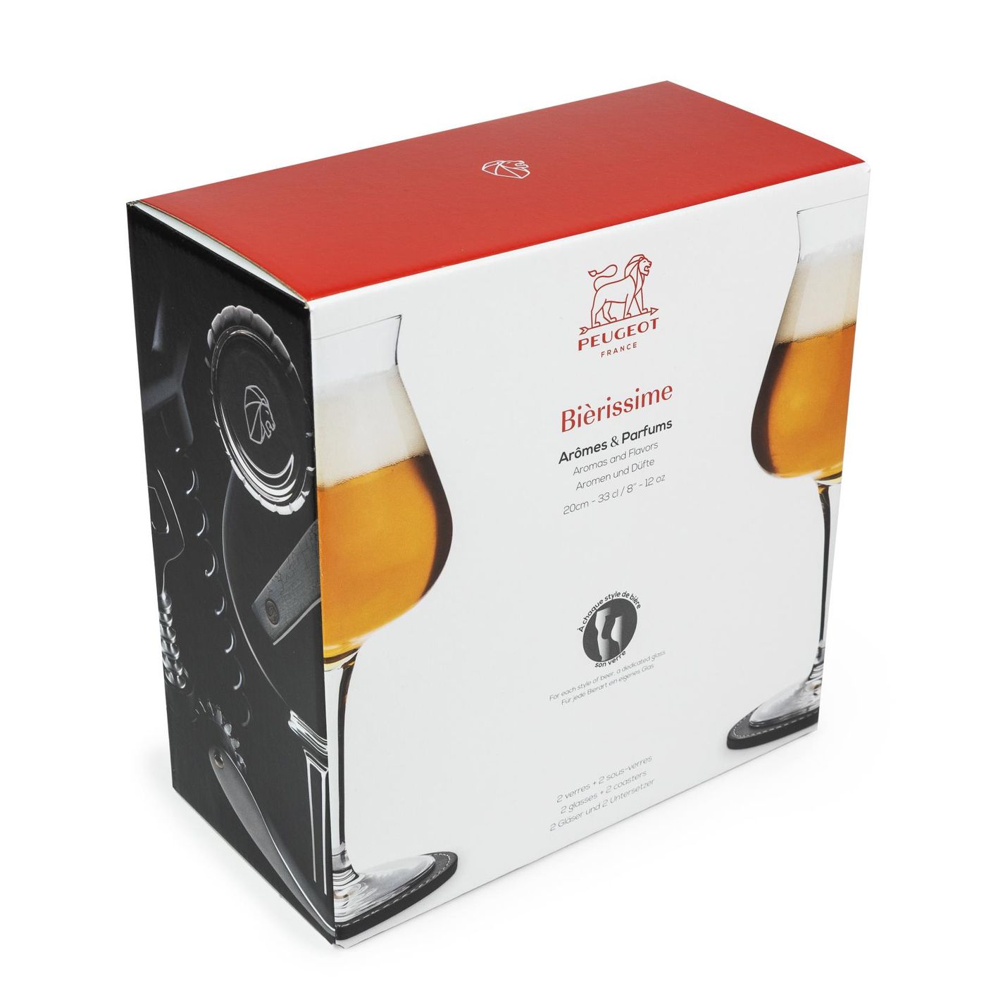 Set de 2 verres à biere Arôme 33cl