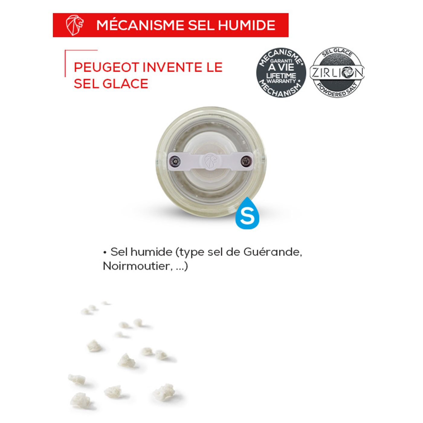 Moulin à sel humide Oléron chocolat 14 cm
