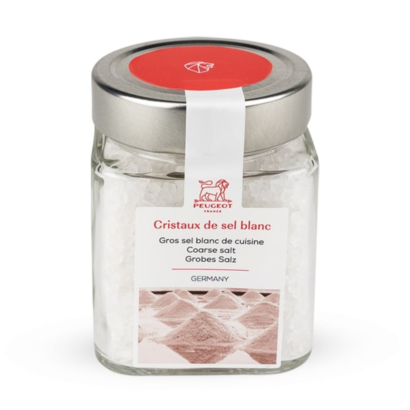 Pot cristaux de sel blanc 370g